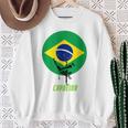 カポエイラ ブラジル国旗 スウェットシャツ 年配の女性への贈り物