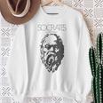 ソクラテスtシャツ 古代ギリシャ哲学者 スウェットシャツ 年配の女性への贈り物