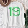 ナンバー19シャツ レトロユニフォーム ヨーロッパスタイル バックプリントジャージ スウェットシャツ 年配の女性への贈り物