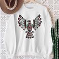 ネイティブアメリカン ファルコン 占星術 星座 インディアン スウェットシャツ 年配の女性への贈り物