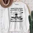 ビーバー・バレーより居場所はない スウェットシャツ 年配の女性への贈り物