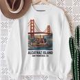 ヴィンテージ アルカトラズ島 サンフランシスコ ゴールデンゲート ベイエリア スウェットシャツ 年配の女性への贈り物