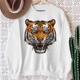 虎の肖像画 虎の恋人 野生動物 森の恋人 スウェットシャツ 年配の女性への贈り物