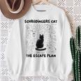 量子物理学教師シュレーディンガーの猫 脱出計画 スウェットシャツ 年配の女性への贈り物