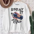 面白いドラッグレースカーnosスプレー Itend It スウェットシャツ 年配の女性への贈り物