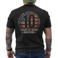 10Th Birthday Official Double Digits 10 Years Old Us Flag Men's T-shirt Back Print 10Th Birthday Official Double Digits 10 Years Old Us Flag Men's T-shirt Back Print