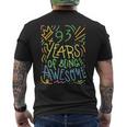 93 Years Of Being Awesome 93歳の誕生日 93歳 メンズTシャツ バックプリント