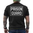Agent Correctionnel Application De La Loi Prison Guard T-shirt imprimé au dos