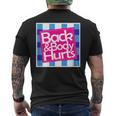 Back & Body Hurts シャツ 面白いギフト 背中とボディ メンズTシャツ バックプリント