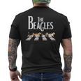 The Beagles ビーグル犬の飼い主、ビーグル犬の恋人、犬の恋人への贈り物 メンズTシャツ バックプリント