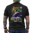 Board The Ship Mardi Gras Cruise Carnival New Orleans Trip Men's T-shirt Back Print