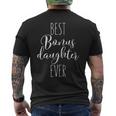 Bonus Figlia Preferito Figliastra Miglior Bonus Figlia T-shirt da uomo con stampa posteriore