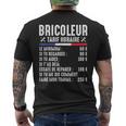 Bricoleur Tarif Horaire Bricolage Bricole Homme Drôle T-shirt imprimé au dos