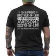 Cadeau Amusant Pour Beau-Frère De La Part D'une Belle-Sœur T-shirt imprimé au dos