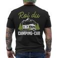 Campeur Drole Camper Roi Du Camping-Car T-shirt imprimé au dos