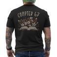 Chapter 67Th Birthday Bookworm 67 Years Old For Book Lovers Men's T-shirt Back Print