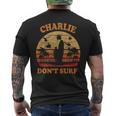 Charlie Does Noturf In The Militaryietnam War メンズTシャツ バックプリント
