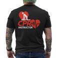 Cpr インストラクターシャツ Ems ボランティア ナースライフセーバー ギフト 長袖tシャツ メンズTシャツ バックプリント
