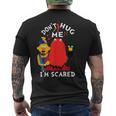 Don't Hug Me I'mcareds 面白い言葉 皮肉 メンズTシャツ バックプリント