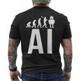Évolution Du Robot Ia T-shirt imprimé au dos