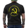 Friendly Neighbourhood Communist 面白い共産主義 メンズTシャツ バックプリント