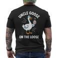 Silly Uncle Goose On The Loose Meme Family Matching Men's T-shirt Back Print