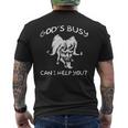God's Busy Can I Help You Idée Cadeau Amusante T-shirt imprimé au dos