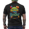 Hoy Es El Cumpleaños De Mi Hermano Feliz Cumpleaños Mi Hermano Camiseta Hombre Estampado Espalda