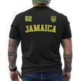 Jamaica 62 2024 年独立記念日ジャマイカ国旗ジャージ 長袖tシャツ メンズTシャツ バックプリント