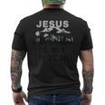 Jesus Is My Rock – Psalm 62 メンズTシャツ バックプリント