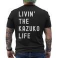 Kazuko の人生を生きている Kazuko 長袖tシャツ メンズTシャツ バックプリント
