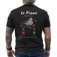 Le Piano M'appelle Cadeau Fan De Piano Cadeau Pianiste T-shirt imprimé au dos