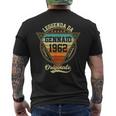 Leggenda Da Gennaio 1962 64 Compleanno Regali Donna Uomo T-shirt da uomo con stampa posteriore