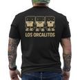 Los Orcalitos 面白いイタリアンブレインロットオルカレロオルカラミーム メンズTシャツ バックプリント