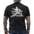 Losing Isn't An Option 長袖tシャツ メンズTシャツ バックプリント