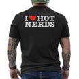 I Love Hot Nerds T-shirt imprimé au dos