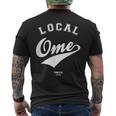 Ome Local 青梅市ローカル 故郷 メンズTシャツ バックプリント