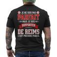 Pas Parfaitupporter Foot Humour Reims Football Rémois T-shirt imprimé au dos