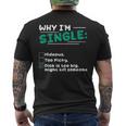 Pourquoi Jeuis Célibataire Hideux Trop Difficile Dick Est Trop Gros Tuer Quelqu'un T-shirt imprimé au dos
