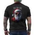 Sarkastischer Cooler Weihnachtsmann Mitonnenbrille Undchnee Weihnachten T-Shirt mit Rückendruck