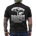 Serengeti National Park メンズTシャツ バックプリント