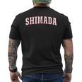 Shimada Japan Nihon 日本 島田himada メンズTシャツ バックプリント