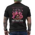 Sisters Don't Let Sisters Fight Cancer Alone Breast Cancer Men's T-shirt Back Print