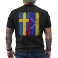 Sueciaenezuela Media Banderauecaenezolana Jersey Camiseta Hombre Estampado Espalda