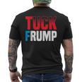 Tuck Frump 面白いアンチトランプデザイン。 メンズTシャツ バックプリント