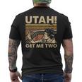 Vintage Utah-Get Me Two 1980S Movie Quote Men's T-shirt Back Print