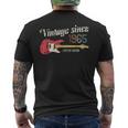 Vintageince 1965 Birthday Party ギターギタリストミュージシャン メンズTシャツ バックプリント