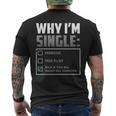 Why I Amingle メンズTシャツ バックプリント