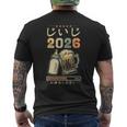 じいじ2026・もうすぐおじいちゃん・じいじになる・ベビーのお知らせ メンズTシャツ バックプリント