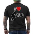 アイラブ・Sado 佐渡島 地図（I Love ハート）【47都道府県】Jimo-T ジモティ お土産 面白 メンズTシャツ バックプリント